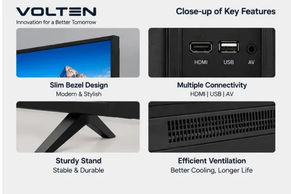 volten_tv_closeup_features VOLTEN 4K UHD Smart LED TV